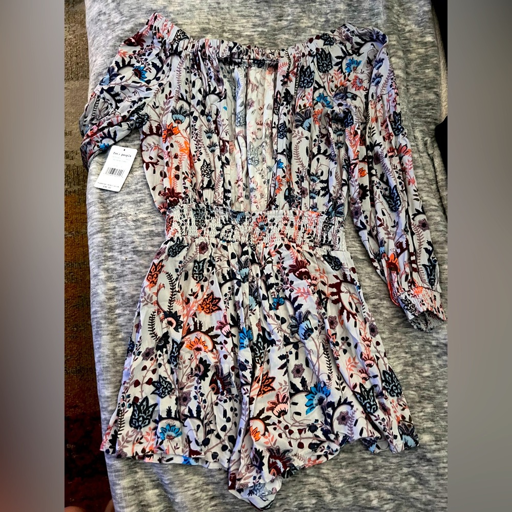 Free people floral romper